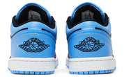 Jordan 1 Low Black University Blue