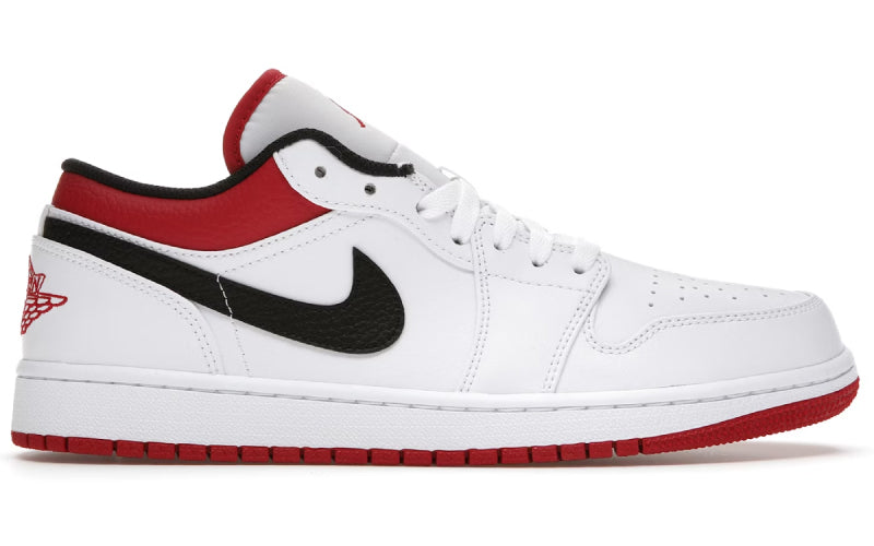 Jordan 1 Low White University Red Black