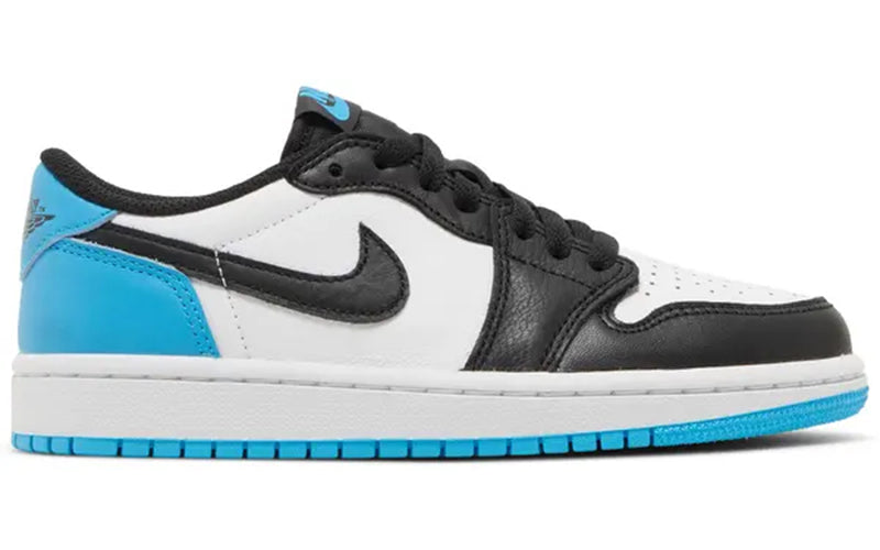 Jordan 1 Retro Low OG Black Dark Powder Blue (Women's)