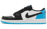 Jordan 1 Retro Low OG Black Dark Powder Blue (Women's)