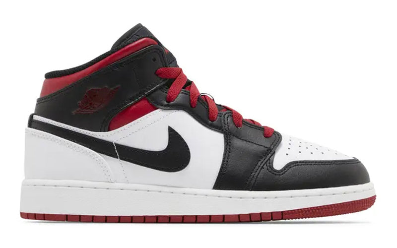 Jordan 1 Mid Gym Red Black Toe (GS)