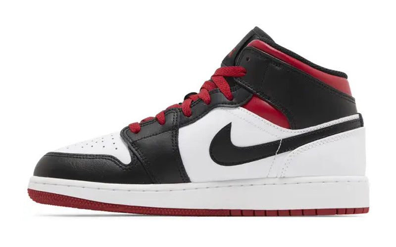 Jordan 1 Mid Gym Red Black Toe (GS)