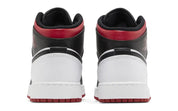Jordan 1 Mid Gym Red Black Toe (GS)