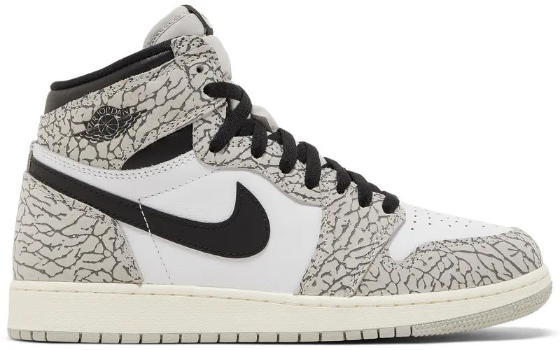 Jordan 1 Retro High OG White Cement (GS)