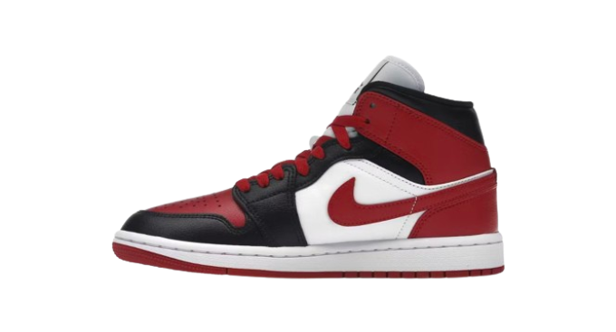 Jordan 1 Mid Alternate Bred Toe (Women's)