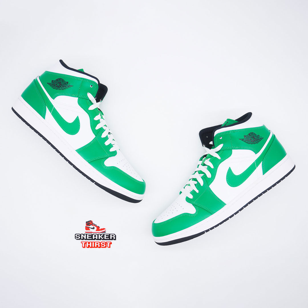 Jordan 1 Mid Lucky Green