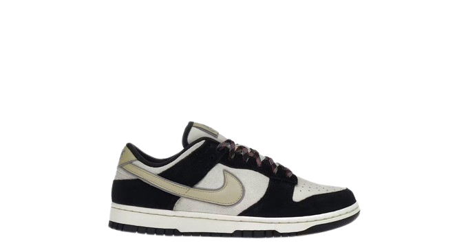 Nike Dunk Low LX Black Suede Team Gold (Women's)