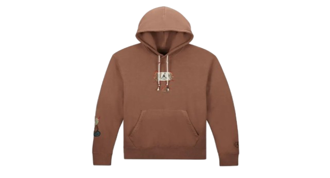 Travis Scott x Jordan Flight Graphic Hoodie Archaeo Brown