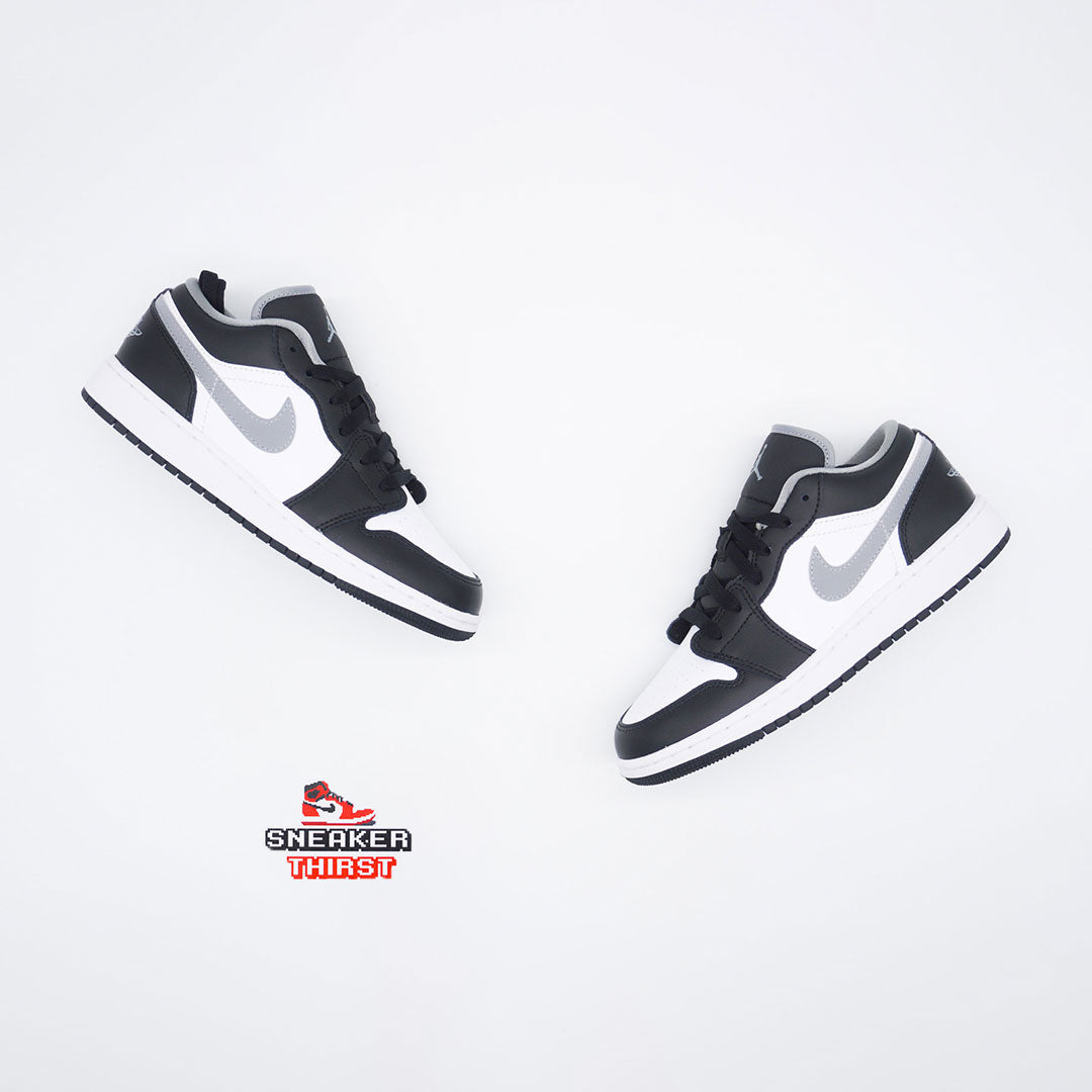 Jordan 1 Low Black White Grey (GS)