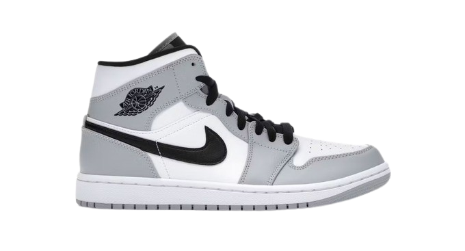 Jordan 1 Mid Light Smoke Grey