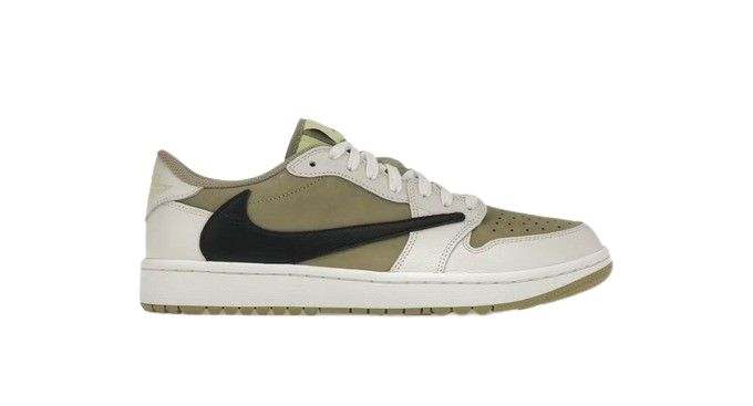 Jordan 1 Retro Low Golf Travis Scott Neutral Olive