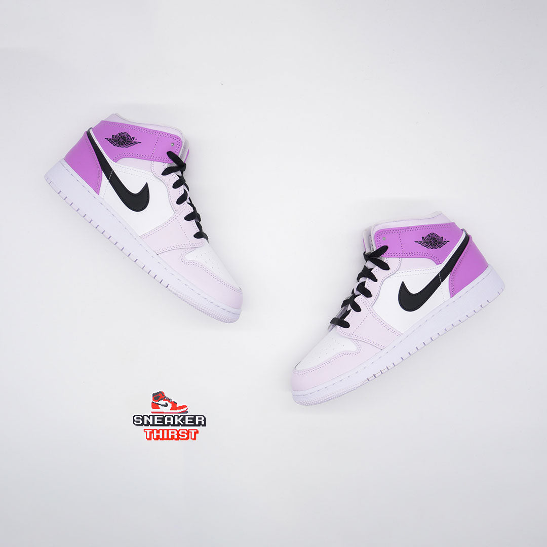 Jordan 1 Mid Barely Grape (GS)