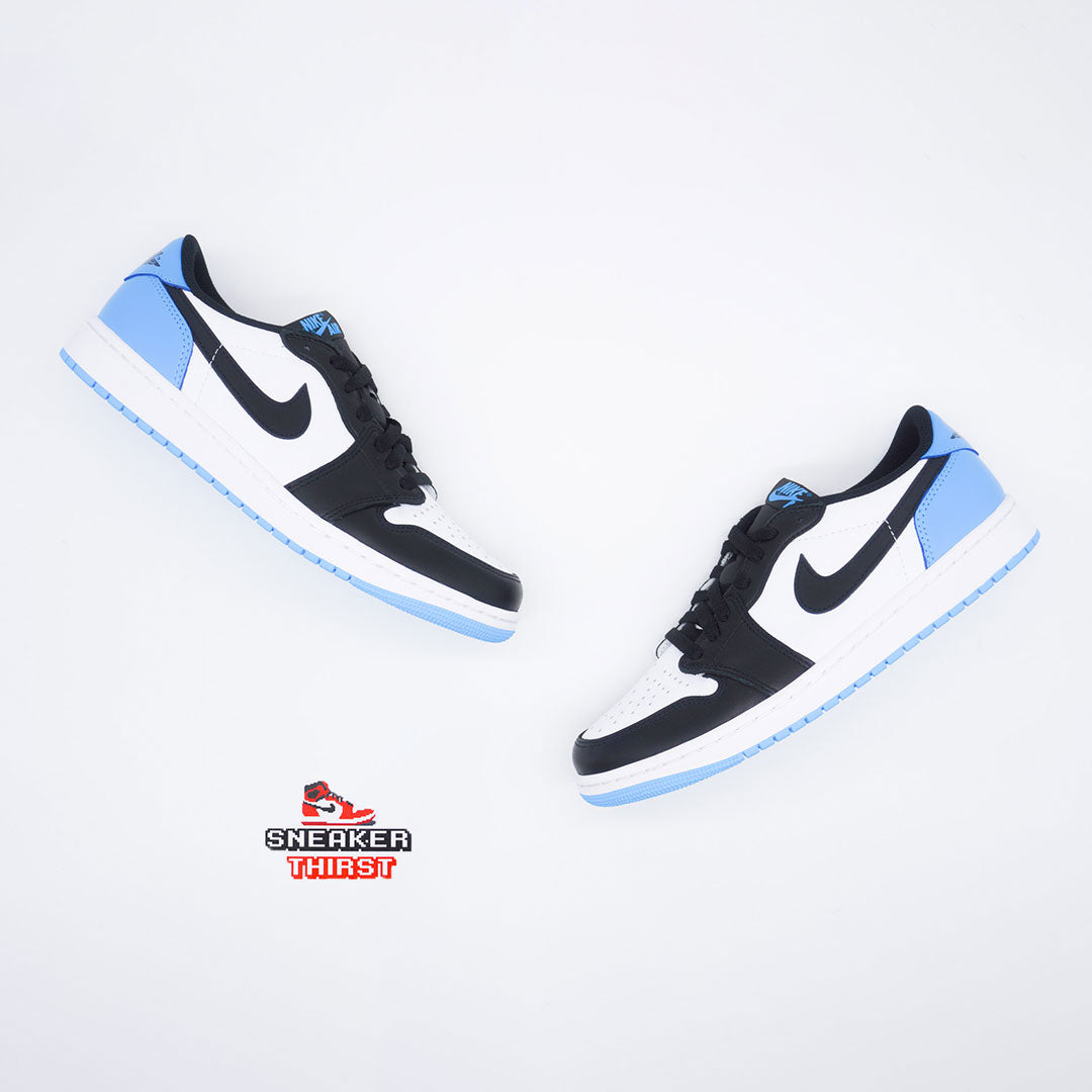 Jordan 1 Retro Low OG Black Dark Powder Blue