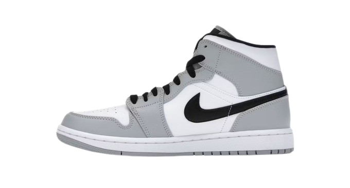 Jordan 1 Mid Light Smoke Grey