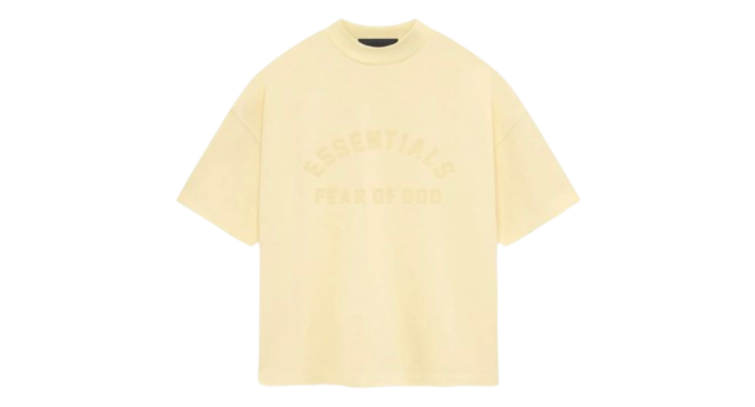 Essentials Heavy Jersey S/S Tee Garden Yellow