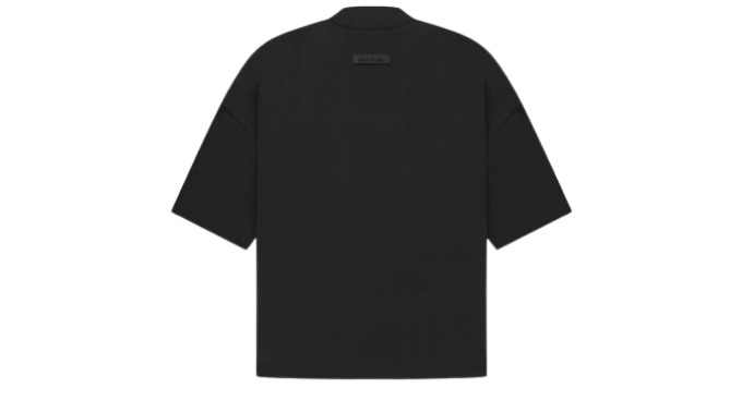 Essentials Arch Logo Tee Jet Black