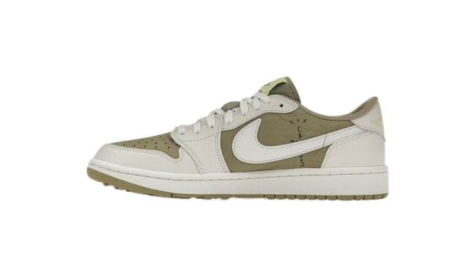 Jordan 1 Retro Low Golf Travis Scott Neutral Olive