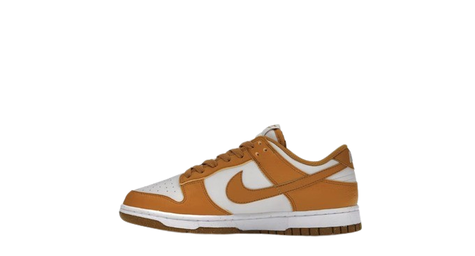 Nike Dunk Low Next Nature Phantom Gold Suede (Women's)