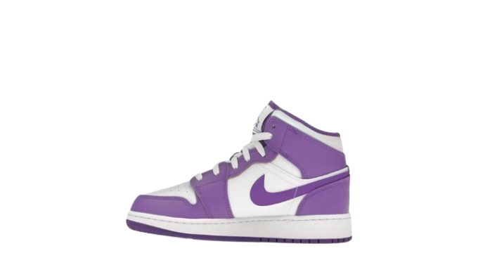 Jordan 1 Mid Purple Venom (GS)