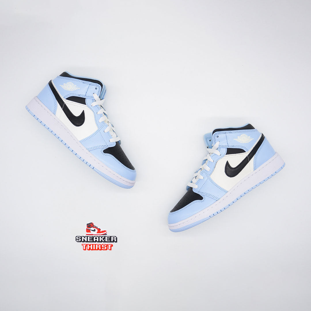 Jordan 1 Mid Ice Blue (2022) (GS)