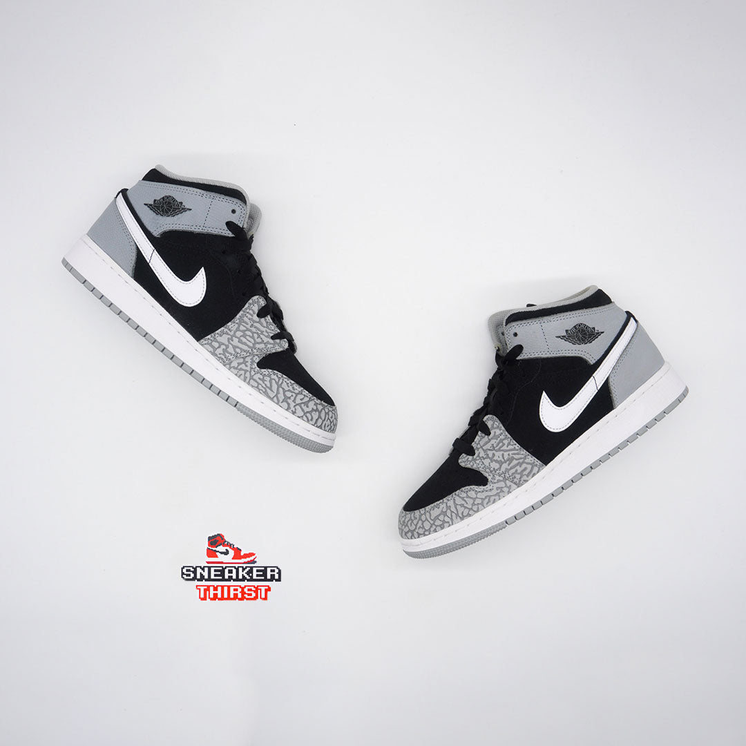 Jordan 1 Mid SE Elephant Print (GS)