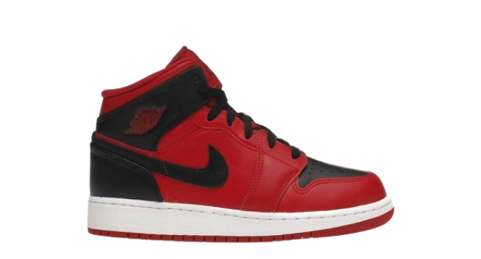 Jordan 1 Mid Reverse Bred (2021) (GS)