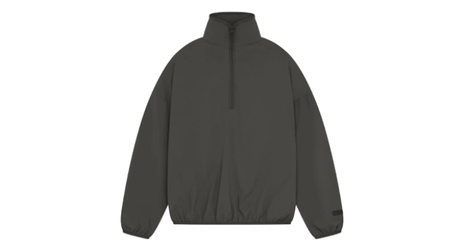 Essentials Nylon Halfzip Mockneck Ink