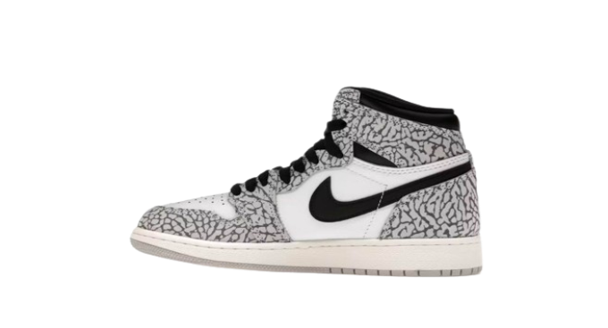 Jordan 1 Retro High OG White Cement (GS)