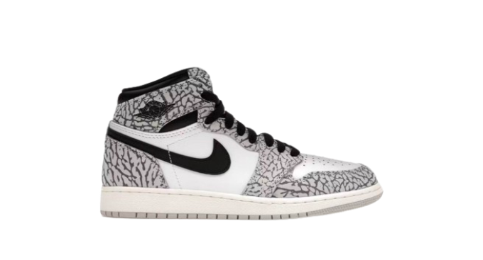 Jordan 1 Retro High OG White Cement (GS)