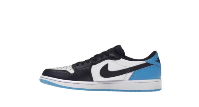 Jordan 1 Retro Low OG Black Dark Powder Blue