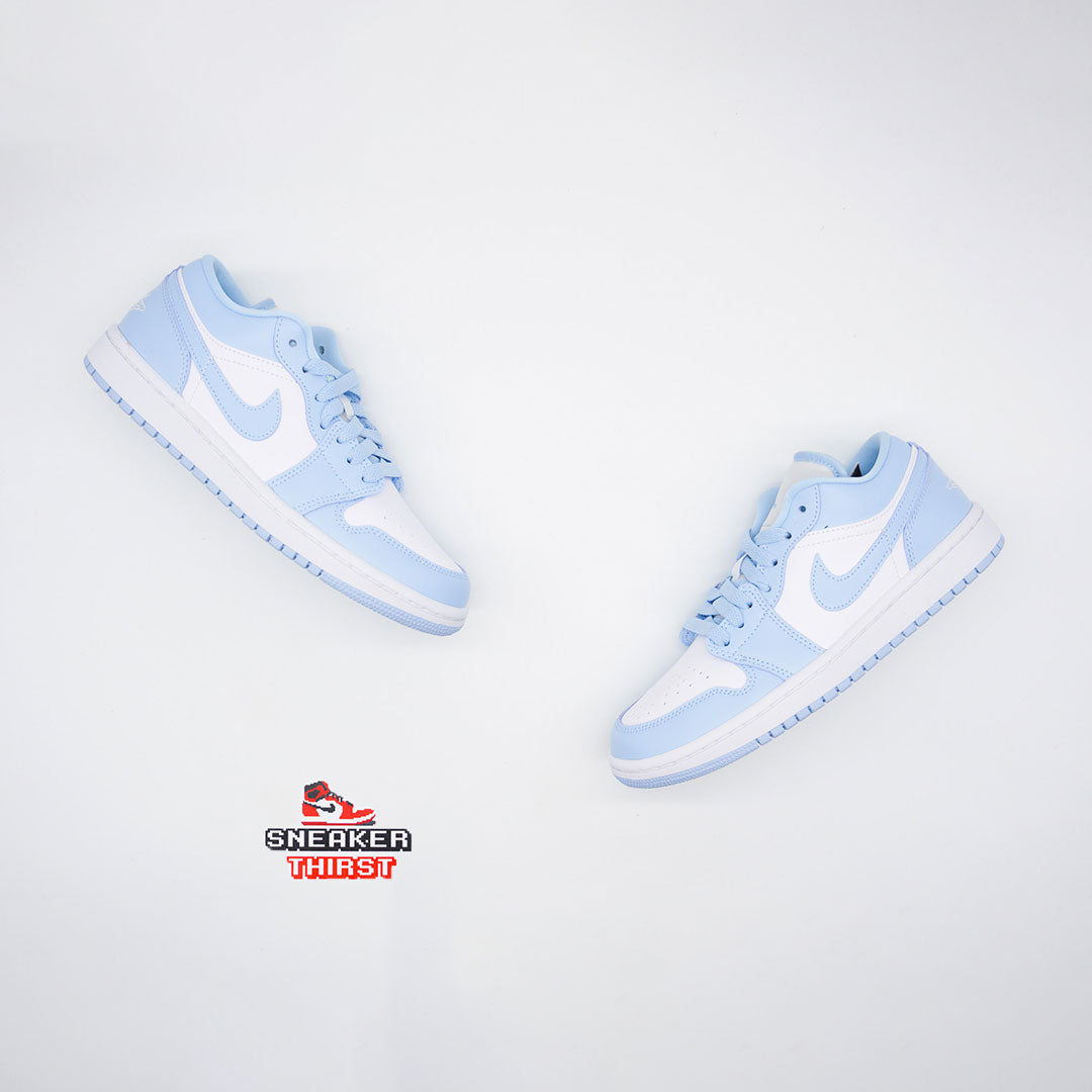 Jordan 1 Low White Ice Blue (Women's)