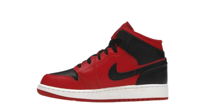 Jordan 1 Mid Reverse Bred (2021) (GS)