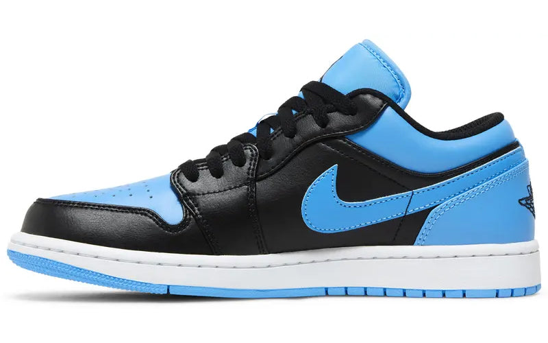 Jordan 1 Low Black University Blue White