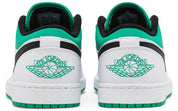 Jordan 1 Low White Lucky Green Black