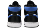 Jordan 1 Mid White Black Racer Blue