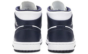 Jordan 1 Mid White Metallic Gold Obsidian