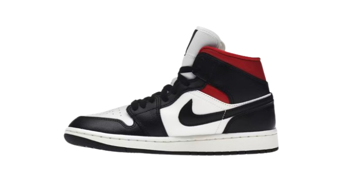 Jordan 1 Mid Gym Red Panda (Women's)