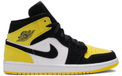 Jordan 1 Mid Yellow Toe Black