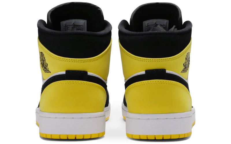 Jordan 1 Mid Yellow Toe Black