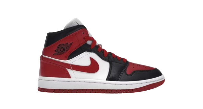 Jordan 1 Mid Alternate Bred Toe (Women's)