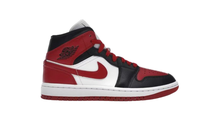 Jordan 1 Mid Alternate Bred Toe (Women's)