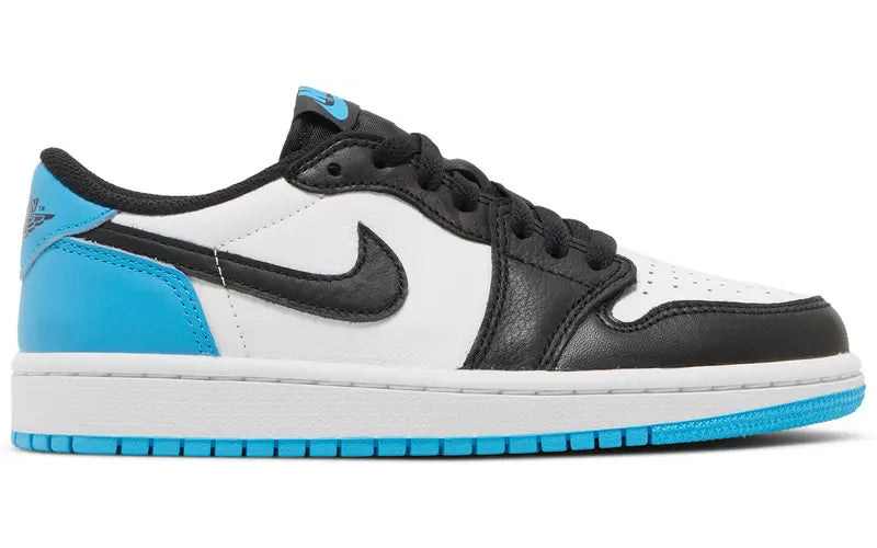 Jordan 1 Low Black Dark Powder Blue (Women's)