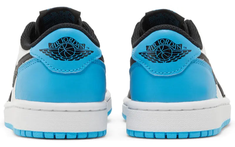 Jordan 1 Low Black Dark Powder Blue (Women's)