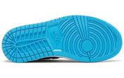 Jordan 1 Retro Low OG Black Dark Powder Blue (Women's)