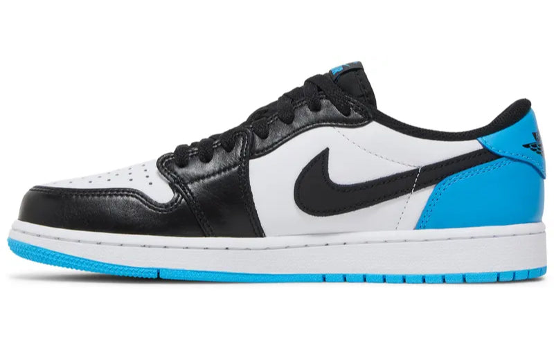 Jordan 1 Retro Low OG Black Dark Powder Blue