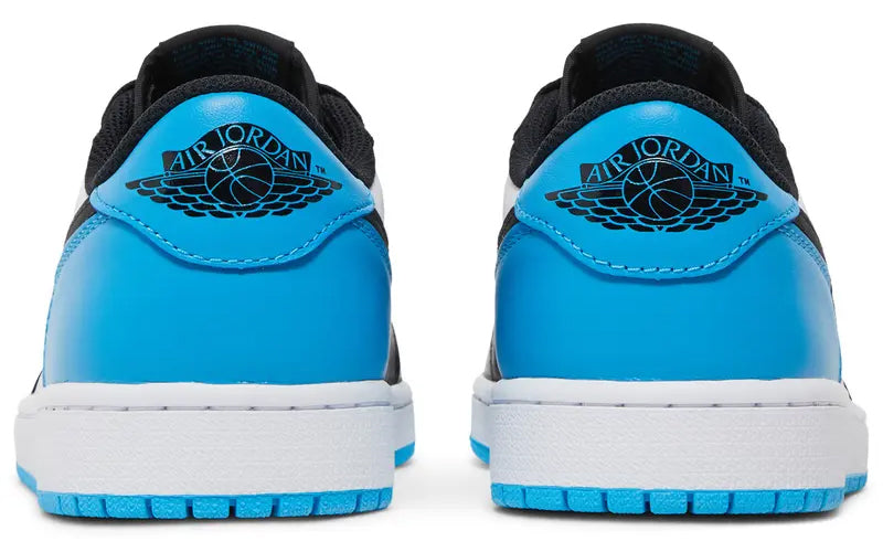 Jordan 1 Retro Low OG Black Dark Powder Blue