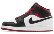 Jordan 1 Mid White Gym Red Black (GS)