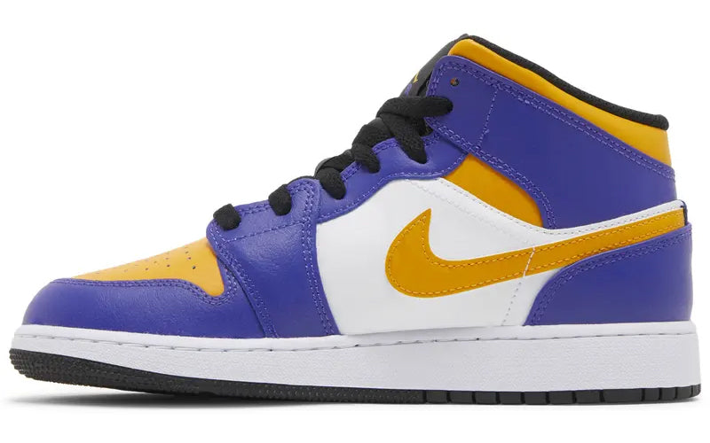 Jordan 1 Mid Lakers (2022) (GS)