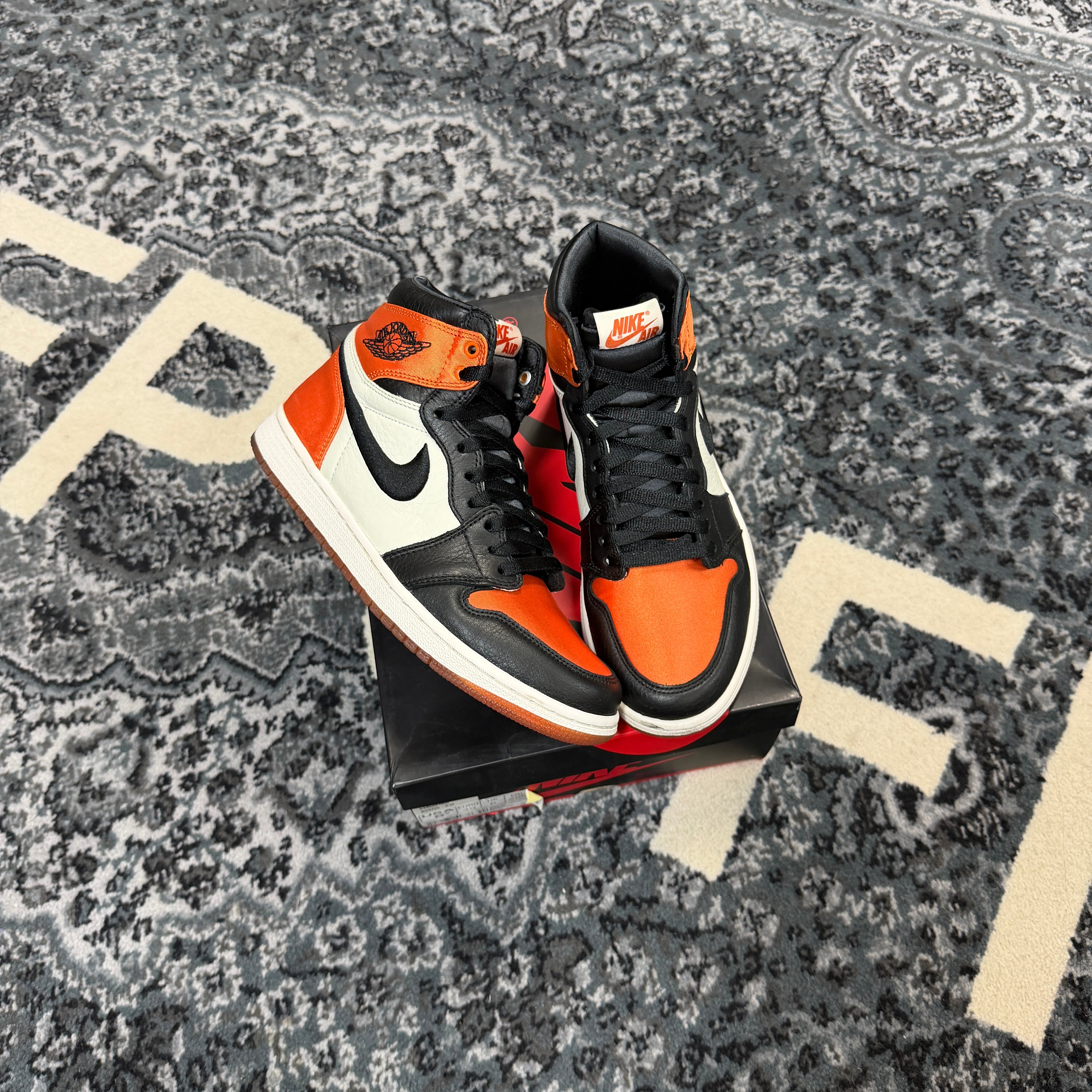 Jordan 1 High Satin Shattered Backboard (Preowned)