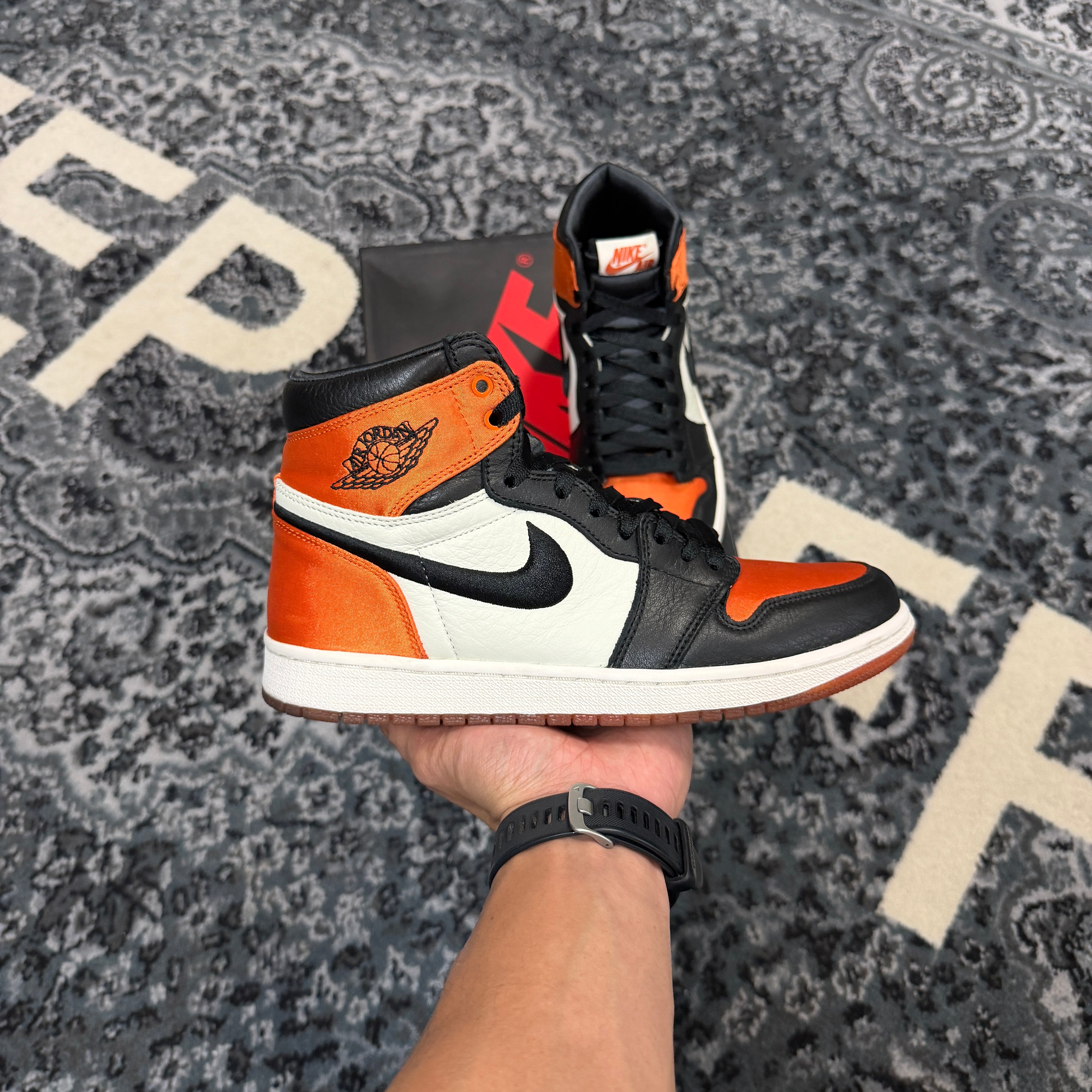 Jordan 1 High Satin Shattered Backboard (Preowned)
